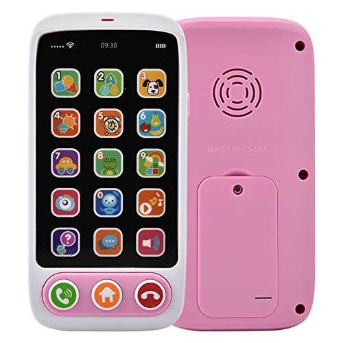 RASTKY Musikalisches Delphin-Spielzeugtelefon für, Pädagogisches Lernen, Interaktives Lustiges Spielzeug für und Mädchen, Hergestellt aus ABS-Material (PINK) von RASTKY