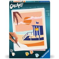 RAVENSBURGER 23896 CreArt - Malen nach Zahlen - Strandhaus von RAVENSBURGER CreArt