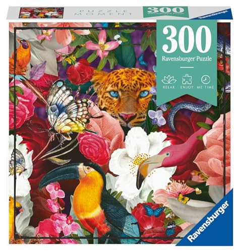 Ravensburger Puzzle - Flowers - Puzzle Moment 300 Teile, Blau von Ravensburger