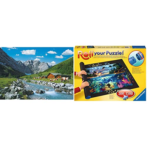 RAVENSBURGER PUZZLE 19216 - Karwendelgebirge, Österreich - 1000 Teile Puzzle für Erwachsene und Kinder ab 14 Jahren, Puzzle mit Bergen & Puzzlematte für Puzzles mit bis zu 300-1500 Teilen von Ravensburger
