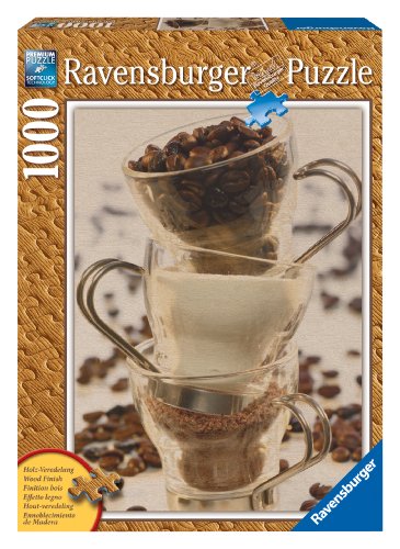 Ravensburger 19003 - Kaffee Stillleben - 1000 Teile Holzstruktur Puzzle von Ravensburger