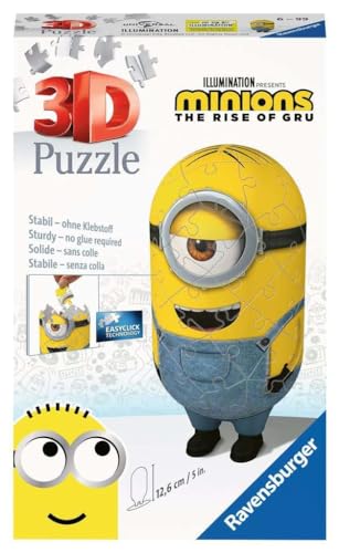 Ravensburger 3D Puzzle 11199 - Minion in Jeans - Minion-Figur zum Puzzeln in 3D - Sammelobjekt für Minion Fans ab 6 Jahren: Erlebe Puzzeln in der 3. Dimension (3D Puzzles) von Ravensburger