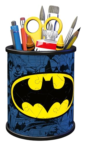 Ravensburger 3D Puzzle 11275 - Utensilo Batman - Stiftehalter für Batman Fans ab 6 Jahren, Schreibtisch-Organizer für Erwachsene und Kinder von Ravensburger