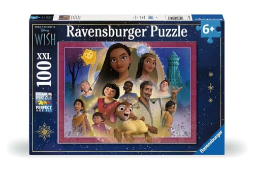 Ravensburger Puzzle 12001048 Ravensburger Kinderpuzzle 12001048-Das Reich der Wünsche-100 Teile XXL Disney Wish Puzzle für Kinder ab 6 Jahren von Ravensburger