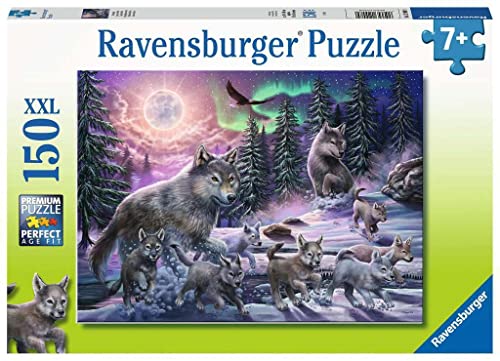 Ravensburger Kinderpuzzle - 12908 Nordwölfe - Wolf-Puzzle für Kinder ab 7 Jahren, mit 150 Teilen im XXL-Format von Ravensburger