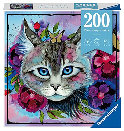 Ravensburger Puzzle Moment 12960 Cateye - 200 Teile Puzzle für Erwachsene und Kinder ab 8 Jahren, ['Blau'] von Ravensburger