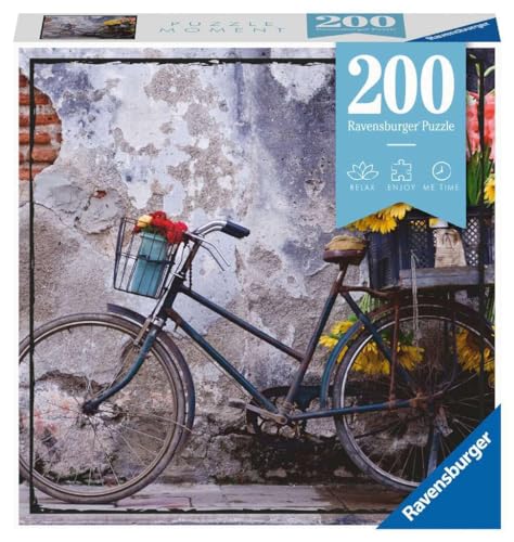 Ravensburger Puzzle - Bicycle - 200 Teile Puzzle Moment, Blau von Ravensburger