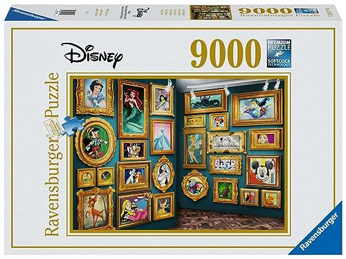 Ravensburger Puzzle 14973 - Disney Museum - 9000 Teile Disney Puzzle für Erwachsene und Kinder ab 14 Jahren, 76 x 54, Blue von Ravensburger