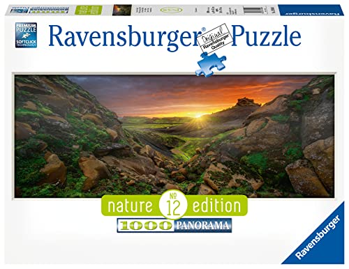 Ravensburger 15094 Disney 15094-Sonne über Island-1000 Teile Puzzle für Erwachsene und Kinder ab 14 Jahren, Landschaftspuzzle im Panorama-Format, White von Ravensburger