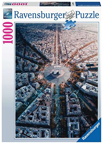 Ravensburger Puzzle 15990 - Paris von oben - 1000 Teile Puzzle für Erwachsene und Kinder ab 14 Jahren von Ravensburger