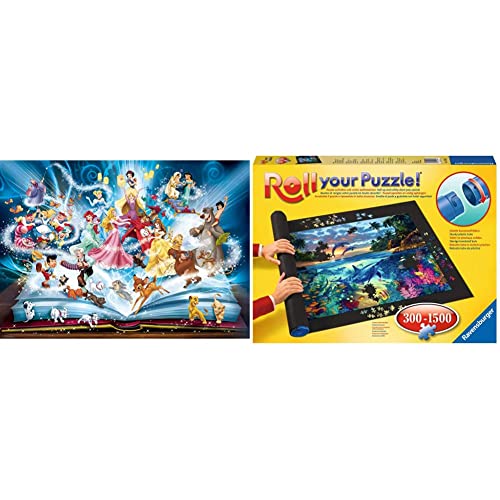 Ravensburger Puzzle 16318 - Disney´s magisches Märchenbuch - 1500 Teile Puzzle für Erwachsene und Kinder ab 14 Jahren, Disney Puzzle & - Puzzlematte für Puzzles mit bis zu 300-1500 Teilen von Ravensburger