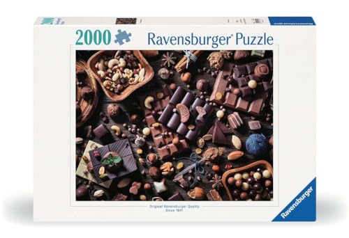 Ravensburger Puzzle 16715 - Schokoladenparadies - 2000 Teile Puzzle für Erwachsene und Kinder ab 14 Jahren, Zilver von Ravensburger