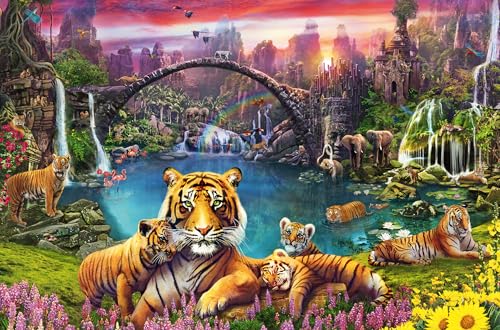 Ravensburger Puzzle 16719 - Tiger in paradiesischer Lagune - 3000 Teile Puzzle für Erwachsene und Kinder ab 14 Jahren von Ravensburger