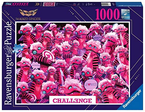 RAVENSBURGER PUZZLE 1000 Teile Challenge Monsterchen, Bekannt aus The Masked Singer, Puzzle für Erwachsene und Kinder ab 14 Jahren, mehrfarbig, 16771 von Ravensburger