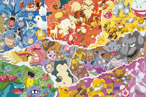 Ravensburger Puzzle 16845 - Pokémon Allstars - 5000 Teile Puzzle für Erwachsene und Kinder ab 14 Jahren von Ravensburger