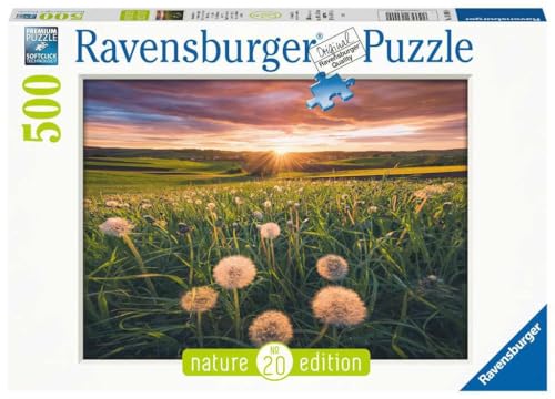 Ravensburger Puzzle - Pusteblumen im Sonnenuntergang - Nature Edition 500 Teile Puzzle für Erwachsene und Kinder ab 12 Jahren von Ravensburger