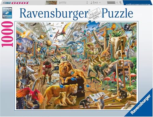 Ravensburger Puzzle - Chaos in der Galerie - 1000 Teile von Ravensburger