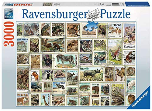 Ravensburger Puzzle 17079 - Tierbriefmarken - 3000 Teile von Ravensburger