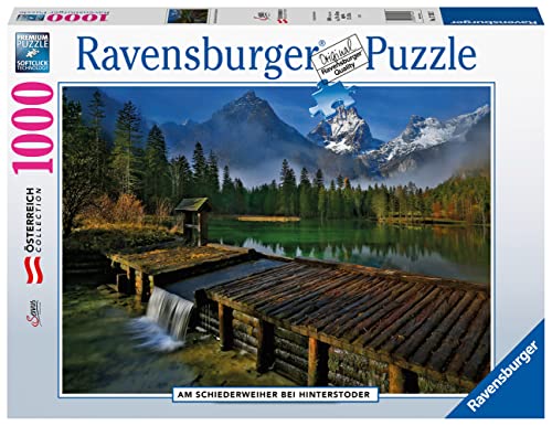 Ravensburger Puzzle 17262 17262-Schiederweiher bei Hinterstoder-1000 Teile Puzzle für Erwachsene und Kinder ab 14 Jahren, Yellow von Ravensburger