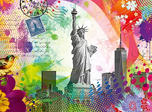 Ravensburger Puzzle 17379 Postkarte aus New York - 500 Teile Puzzle für Erwachsene und Kinder ab 12 Jahren von Ravensburger