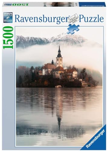 Ravensburger Puzzle 17437 Die Insel der Wünsche, Bled, Slowenien - 1500 Teile Puzzle für Erwachsene und Kinder ab 14 Jahren von Ravensburger