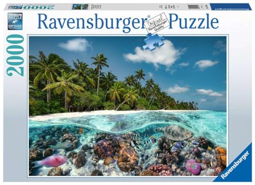 Ravensburger Puzzle 17441 Ein Tauchgang auf den Malediven - 2000 Teile Puzzle für Erwachsene und Kinder ab 14 Jahren von Ravensburger