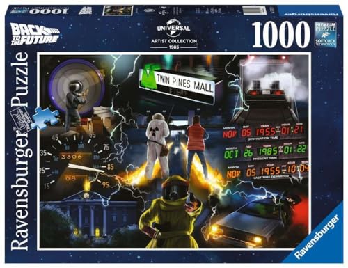 Ravensburger Puzzle 17451 - Back to The Future - 1000 Teile Universal Vault Puzzle für Erwachsene und Kinder ab 14 Jahren von Ravensburger