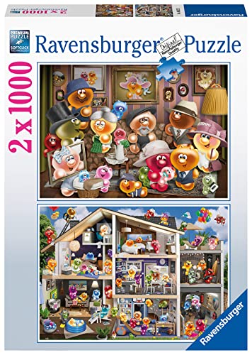 Ravensburger Puzzle - Lustige Gelinis - 2x 1000 Teile Puzzle für Erwachsene und Kinder ab 14 Jahren [Exklusiv bei Amazon] von Ravensburger