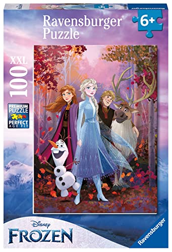 Ravensburger Puzzle 80535 - Die Eiskönigin ELSA und ihre Freunde, 100 Teile Kinderpuzzle für Frozen Fans ab 6 Jahren von Ravensburger