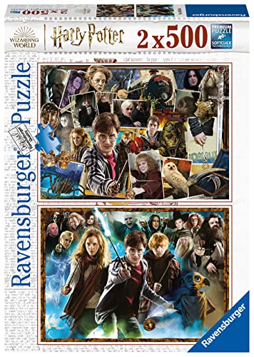 Ravensburger Puzzle - Die Welt von Harry Potter - 2x 500 Teile Puzzle für Erwachsene und Kinder ab 12 Jahren [Exklusiv bei Amazon] von Ravensburger