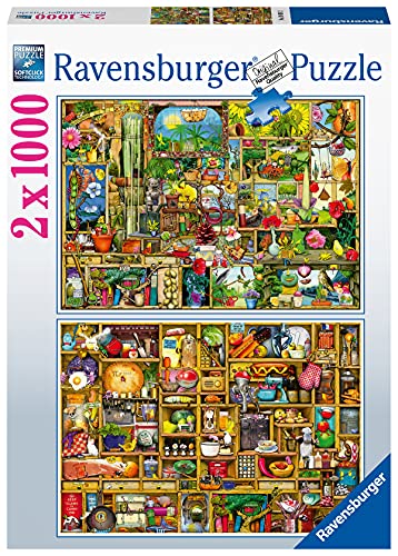 Ravensburger Puzzle 89691 - Colin Thompson - 2 x 1000 Teile Puzzle für Erwachsene und Kinder ab 14 Jahren, 2-in-1 Sonderedition mit Motiven von Colin Thompson von Ravensburger