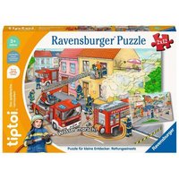 RAVENSBURGER 00133 tiptoi® Kinderpuzzle 2 x 12 Teile Puzzle für kleine Entdecker: Rettungseinsatz von RAVENSBURGER TIPTOI