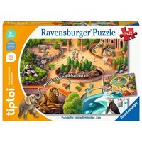 RAVENSBURGER 00138 tiptoi® Kinderpuzzle 2 x 12 Puzzle für kleine Entdecker: Zoo von RAVENSBURGER TIPTOI