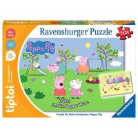 RAVENSBURGER 00163 tiptoi® Kinderpuzzle 2 x 24 Teile Puzzle für kleine Entdecker: Peppa Pig von RAVENSBURGER TIPTOI