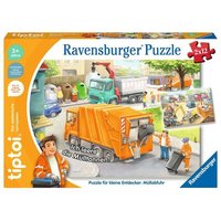 RAVENSBURGER 00172 tiptoi® Kinderpuzzle 2 x 12 Puzzle für kleine Entdecker: Müllabfuhr von RAVENSBURGER TIPTOI