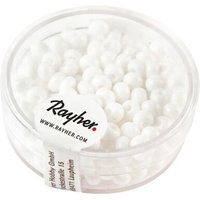 RAYHER 1406702 Indianer-Perlen, 4,5 mm ø, weiß, Dose 17g von RAYHER®