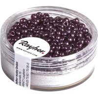 RAYHER 14589314 Rocailles verwachst, violett, 2,6mm, Dose 7g von RAYHER®