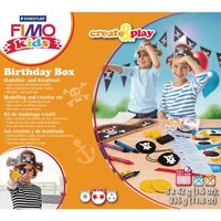 RAYHER 34157000 Fimo kids Create&Play: Pirate Birthday, 8 x 42 g, Box von RAYHER®