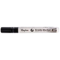 RAYHER 38830576 Kreide-Marker, schwarz, Keilspitze 2-6 mm von RAYHER®