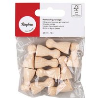 RAYHER 6246800 Rohholz-Figurenkegel FSC 100%, 28mm, SB-Btl 10Stück von RAYHER®