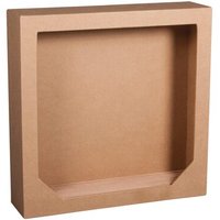 RAYHER 67266000 Papp. Rahmen m. Holzsteckbod.,FSCMixCred, 21,7x21,7x5,5cm von RAYHER®