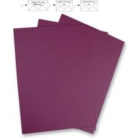 RAYHER 80400318 Briefbogen A4, uni, FSC Mix Credit, purple velvet, 210x297mm, 90g/m2 von RAYHER®