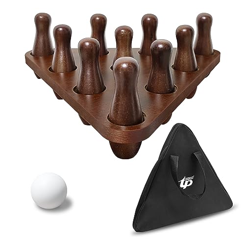 Shuffleboard Bowling Spie, Shuffleboard Bowling Pins Set, Shuffleboard Tabelletop Games, Tragbares Shuffleboard Bowling Games Shuffleboard Tischset für Innen & Außen von RAYNA GAMES