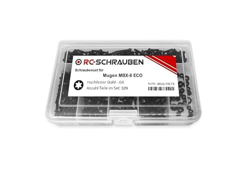 Schrauben-Set für den Mugen MBX-8 ECO -Stahl ISR/TX- von RC-Schrauben