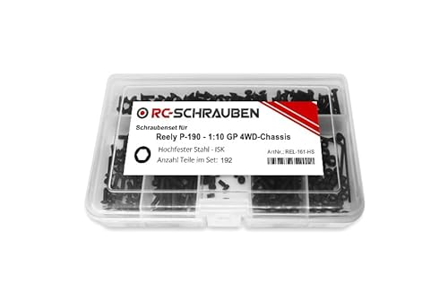 Schrauben-Set für den Reely New1 -Stahl- von RC-Schrauben