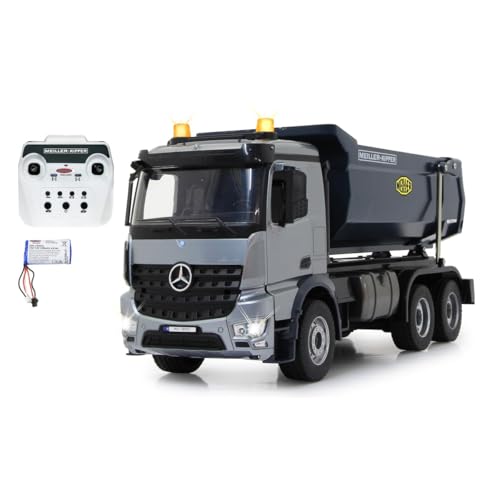 RC LKW E590-003 Mercedes Arocs Sonderedition Truck Metall Kipper 1:20 LKW 10 Kanal Kipplader Double E CADA E-590 von RC Toys Pleyer