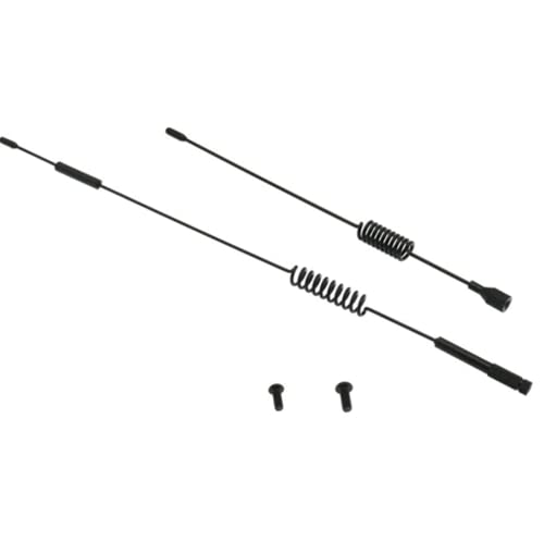 RCAWD RC Antenne,29 cm & 17,3 cm Metallantenne 1/10 Maßstab RC Crawler Zubehör für TRX-4 TRX4 Ford Bronco D90 D110 Tamiya CC01 Axial SCX10 90046 von RCAWD