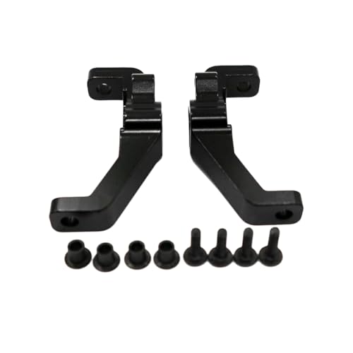 RCGOFOLLOW – 1/10 C Aluminiumlegierung Naben für GEN8 Raupe 2 Stück RC Auto Zubehör Ersatzteile RC Upgrade Teil RC Auto Teile Schwarz von RCGOFOLLOW