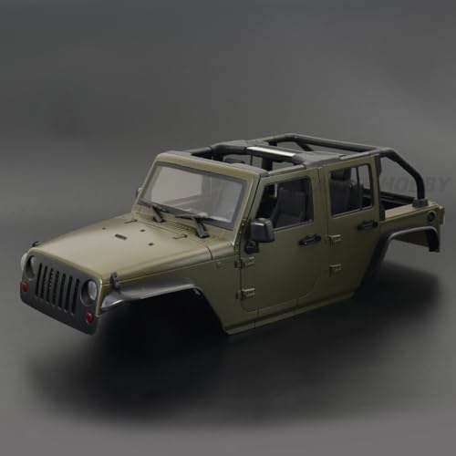 RCGOFOLLOW 1/10 Kunststoff Auto Hülle 1 Stück für SCX10 Raupe Durable RC Auto Zubehör Ersatzteile RC Upgrade Teil RC Auto Teil Oliven von RCGOFOLLOW