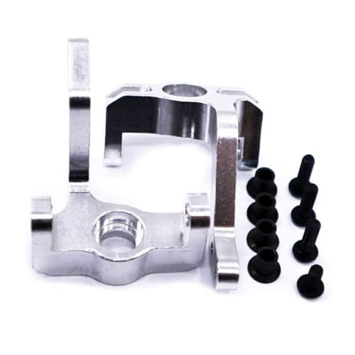 RCGOFOLLOW 2 Stück Aluminiumlegierung Front Lower Suspension Arm für RH1043 1/10 Enhanced RC Car Zubehör Ersatzteile, Silber von RCGOFOLLOW